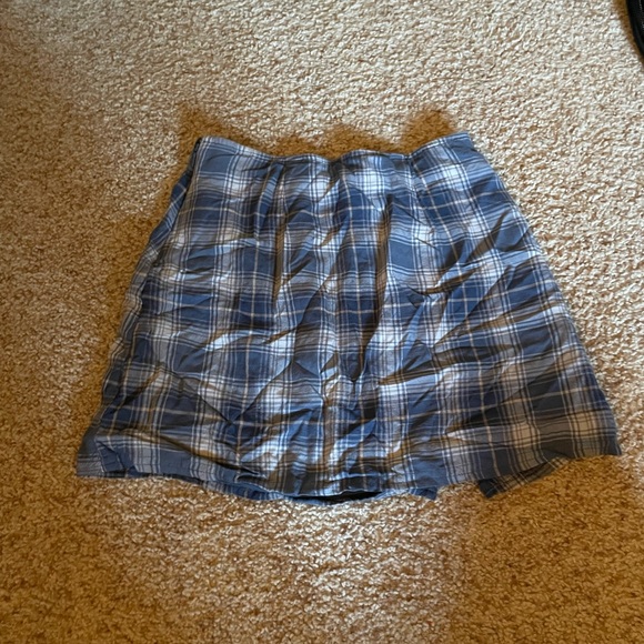 American Eagle XXS Blue and White Patterned Skirt - Picture 2 of 4